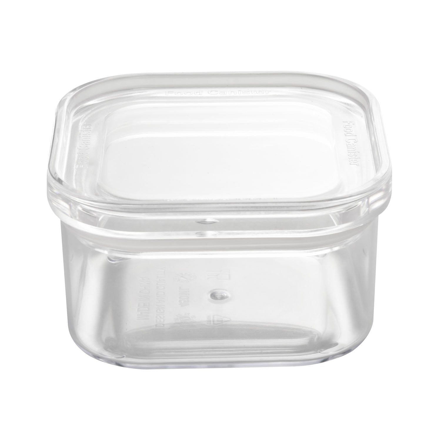 Square Shape 450 ml Container (Transparent)