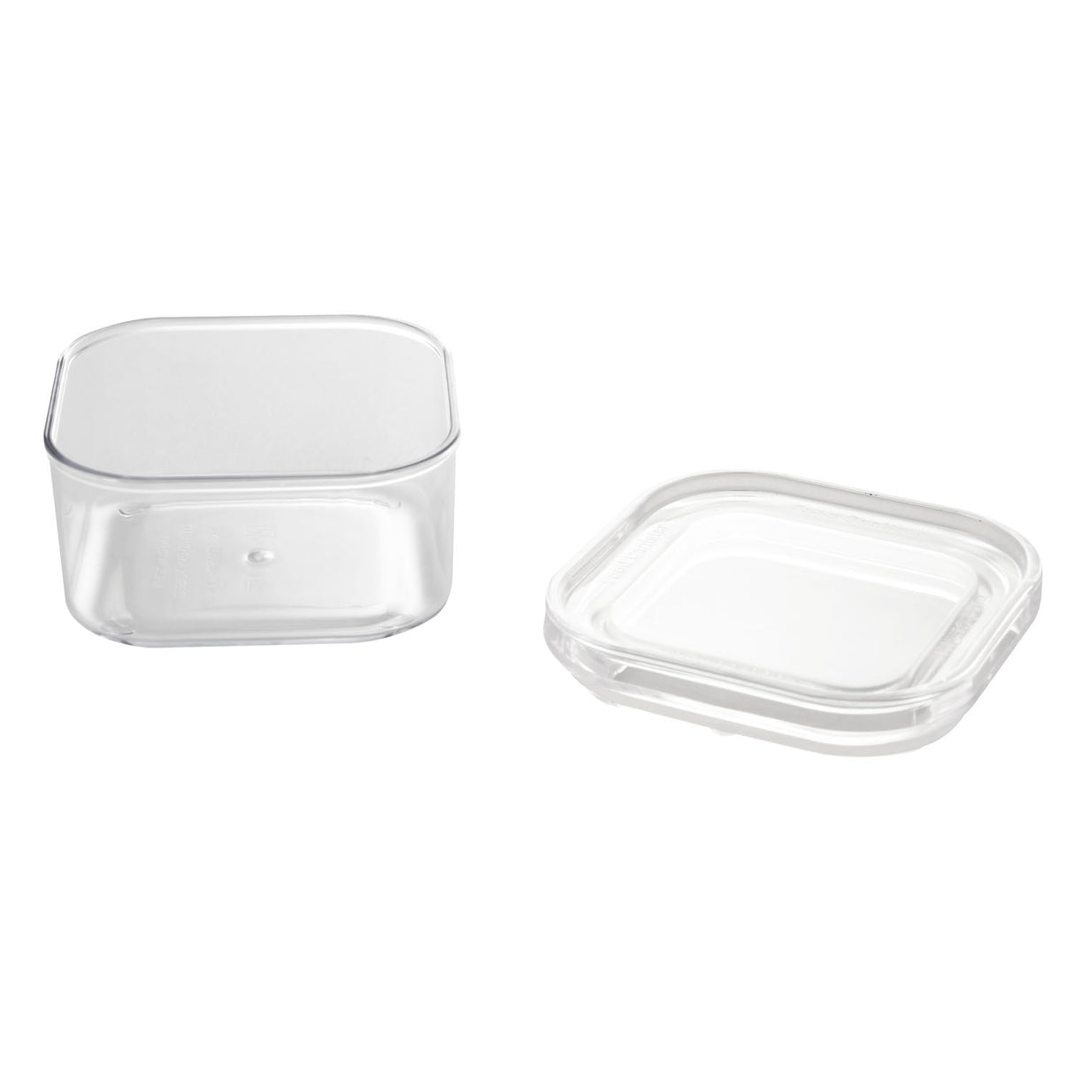 Square Shape 450 ml Container (Transparent)