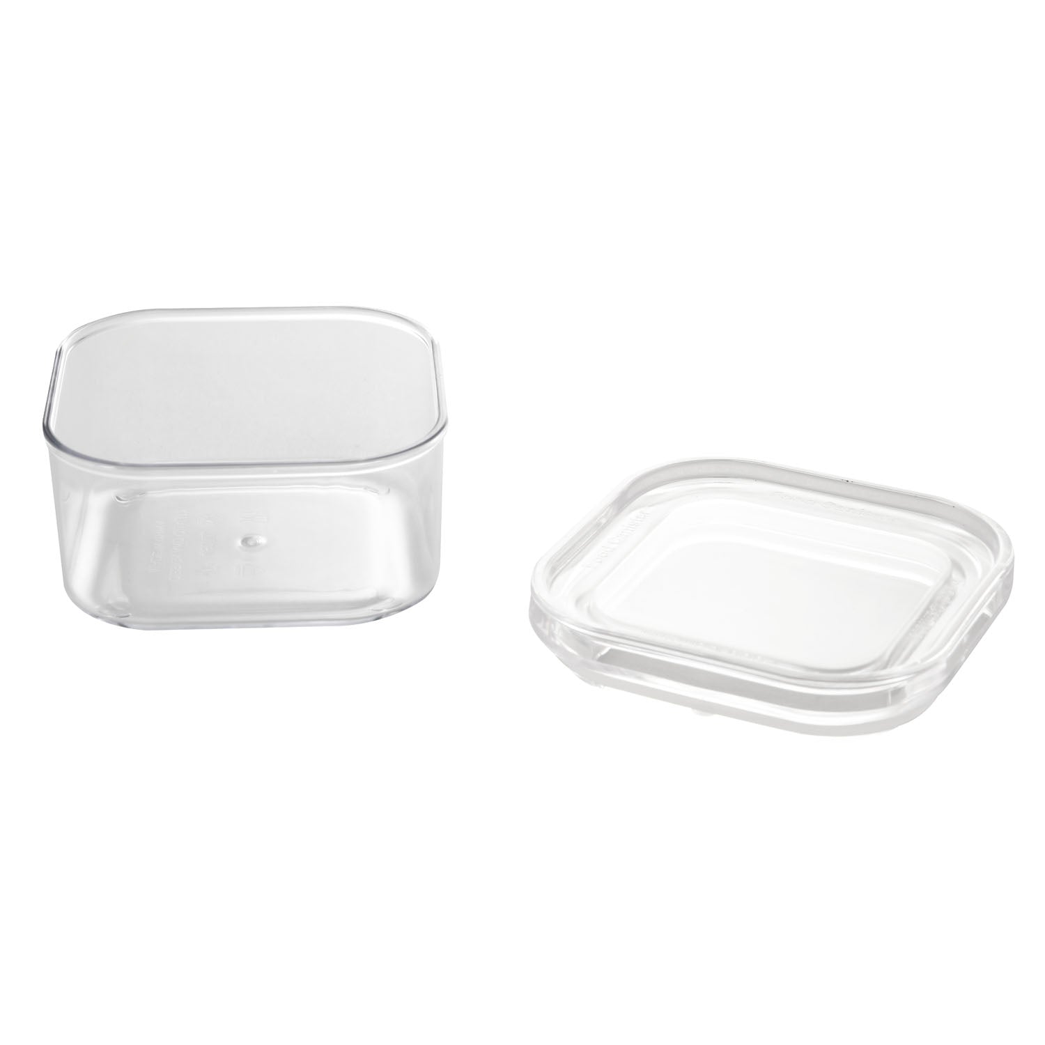 Square Shape 450 ml Container (Transparent)