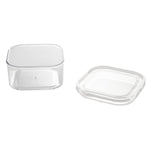 Square Shape 450 ml Container (Transparent)