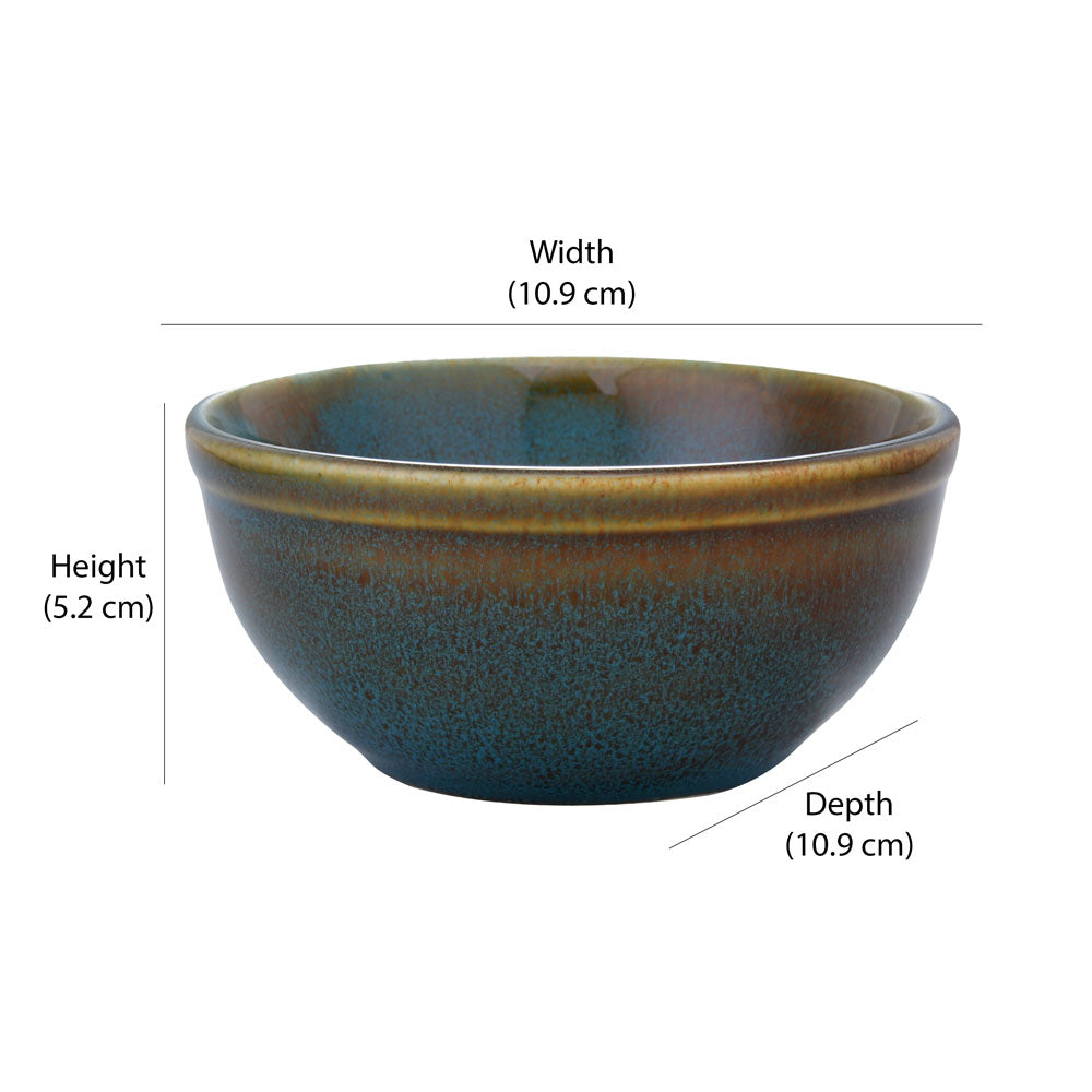 Glaze 250 ml Serving Bowl- Moss Green