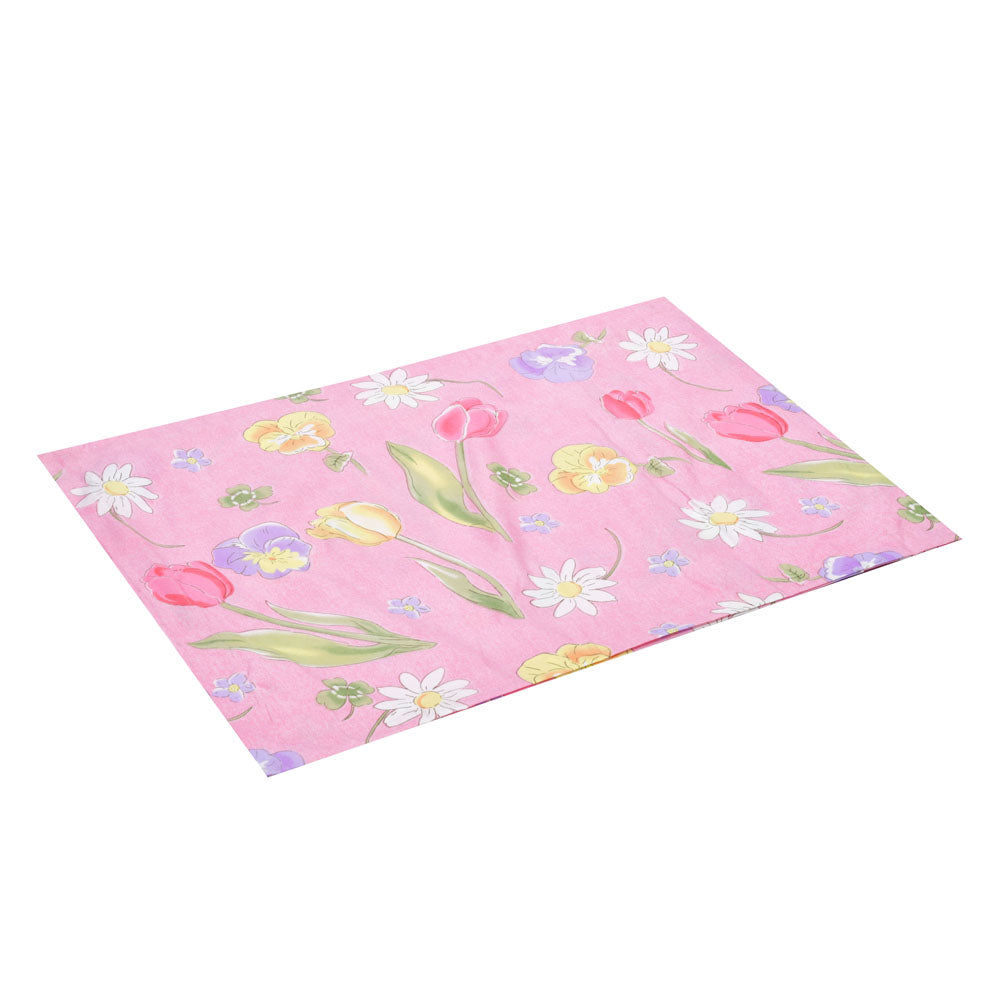 Floral Microfiber 17" x 27" Pillow Covers Set of 2- Pink