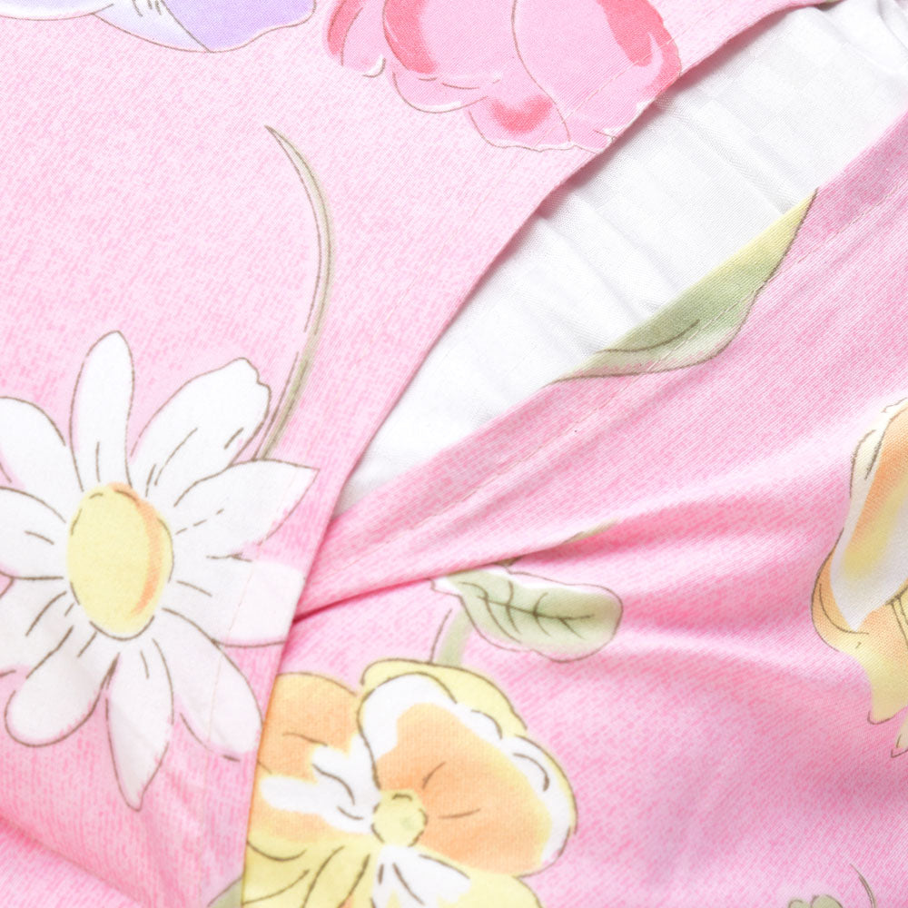 Floral Microfiber 17" x 27" Pillow Covers Set of 2- Pink