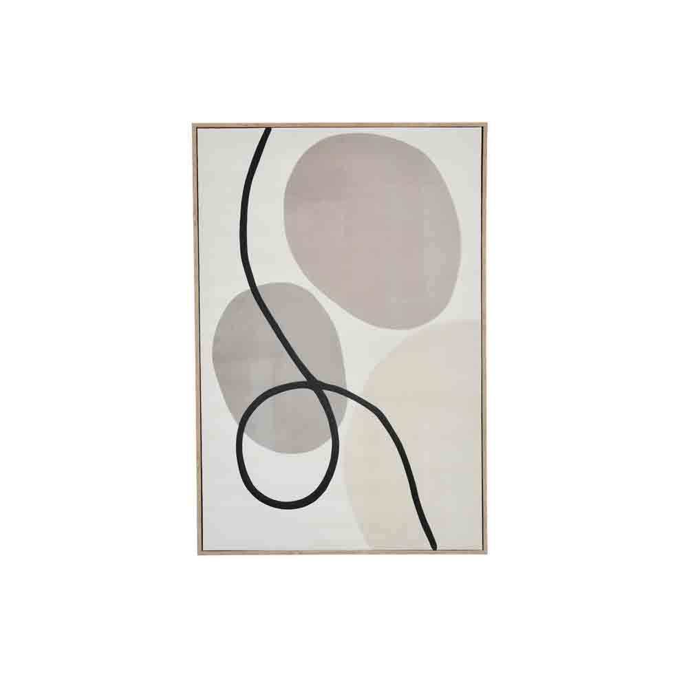 Abstract Decorative Wall Painting- Beige & Cream