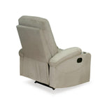 Parlor Massage Chair with Manual Recliner (Beige)