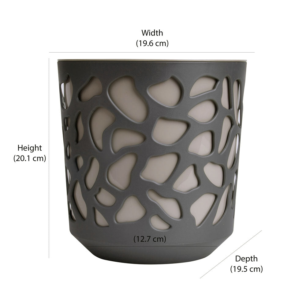Mosaic Decorative Polypropylene Planter (Taupe)