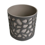 Mosaic Decorative Polypropylene Planter (Taupe)