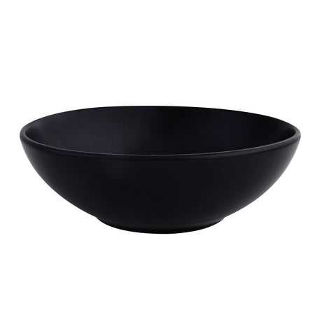 Stoneware Serving Bowl- Black Matt