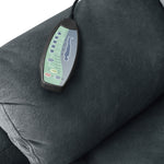 Ease Massage Chair with Manual Recliner and Wireless Charging- Blue