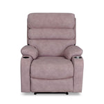 Ease Massage Chair with Manual Recliner and Wireless Charging- Mauve