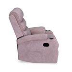 Ease Massage Chair with Manual Recliner and Wireless Charging- Mauve