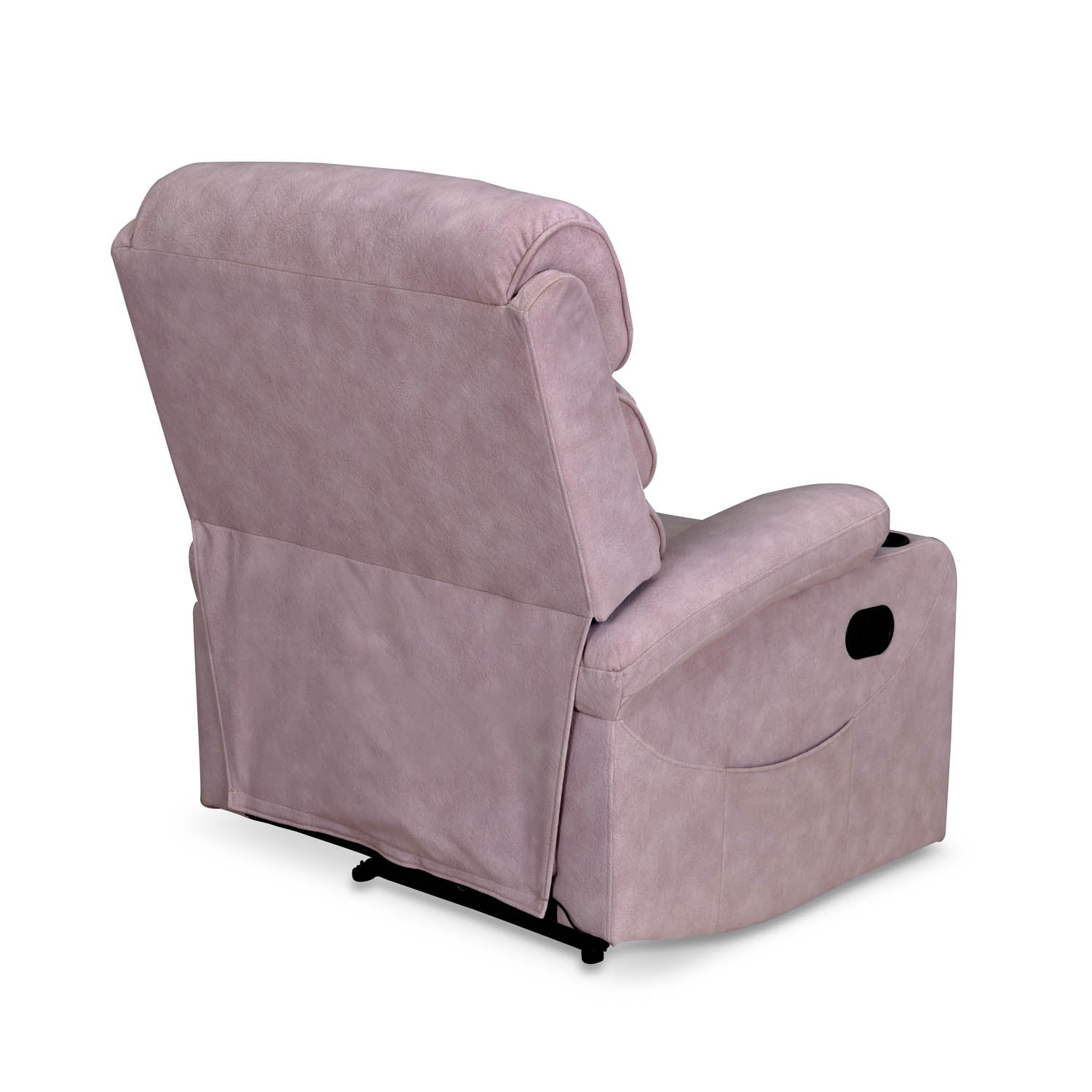 Ease Massage Chair with Manual Recliner and Wireless Charging- Mauve