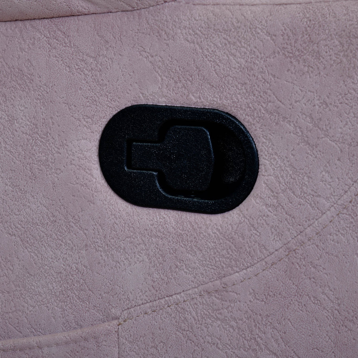 Ease Massage Chair with Manual Recliner (Mauve) - Reclining Switch View