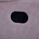 Ease Massage Chair with Manual Recliner and Wireless Charging- Mauve