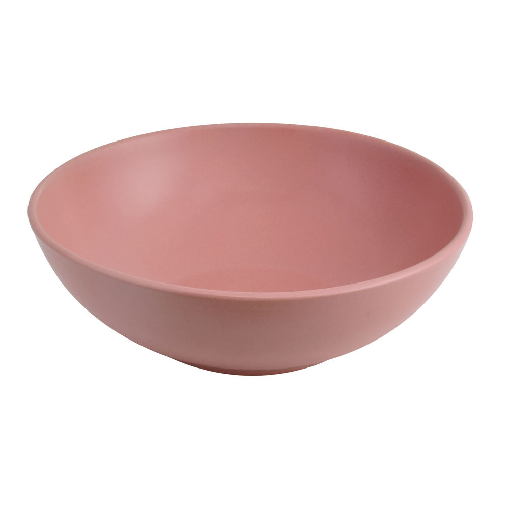 Stoneware Serving Bowl- Pink Matt