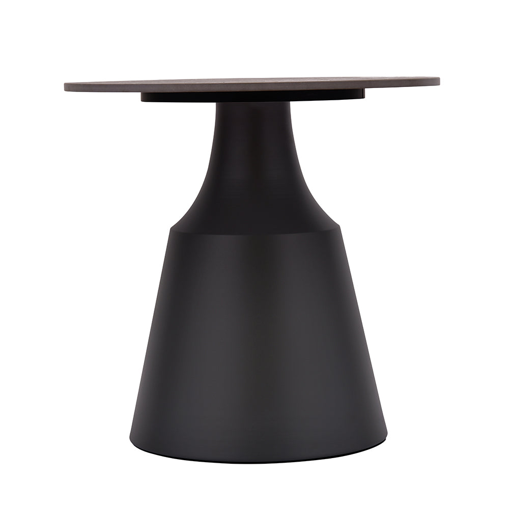 Estel Ceramic Top Center & Side Table Set (Grey)