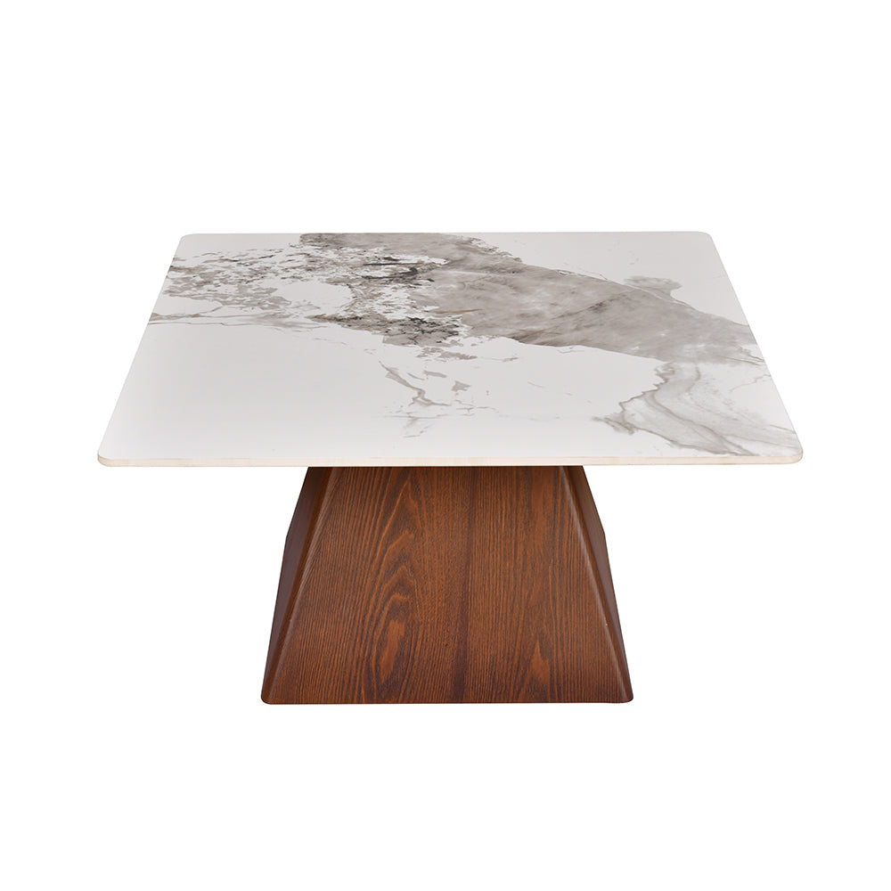 Fuji Ceramic Top Center & Side Table Set (White)