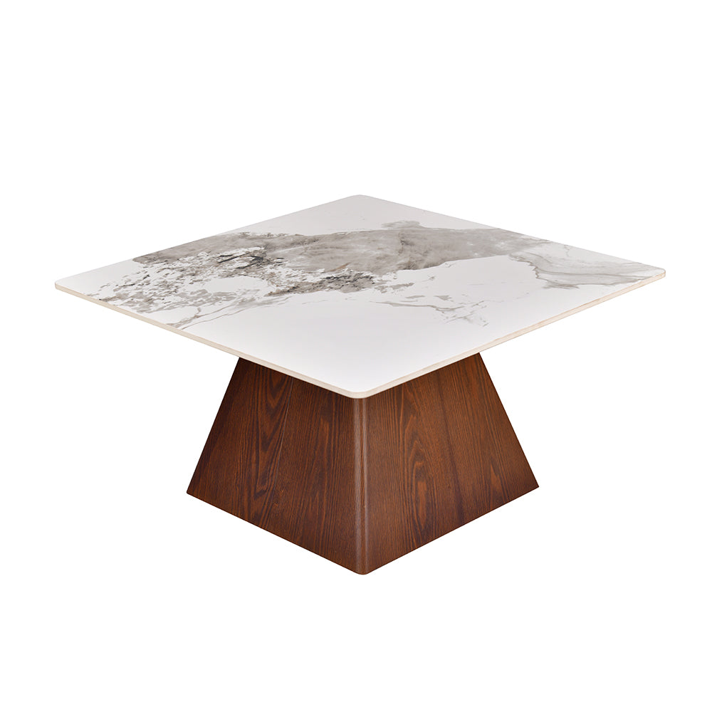 Fuji Ceramic Top Center & Side Table Set (White)