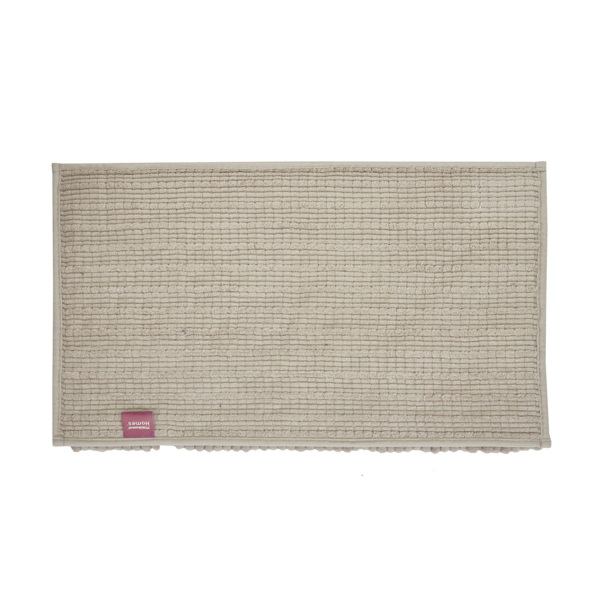 Rectangular Polyester 16" x 24" Bath Mat (Taupe)