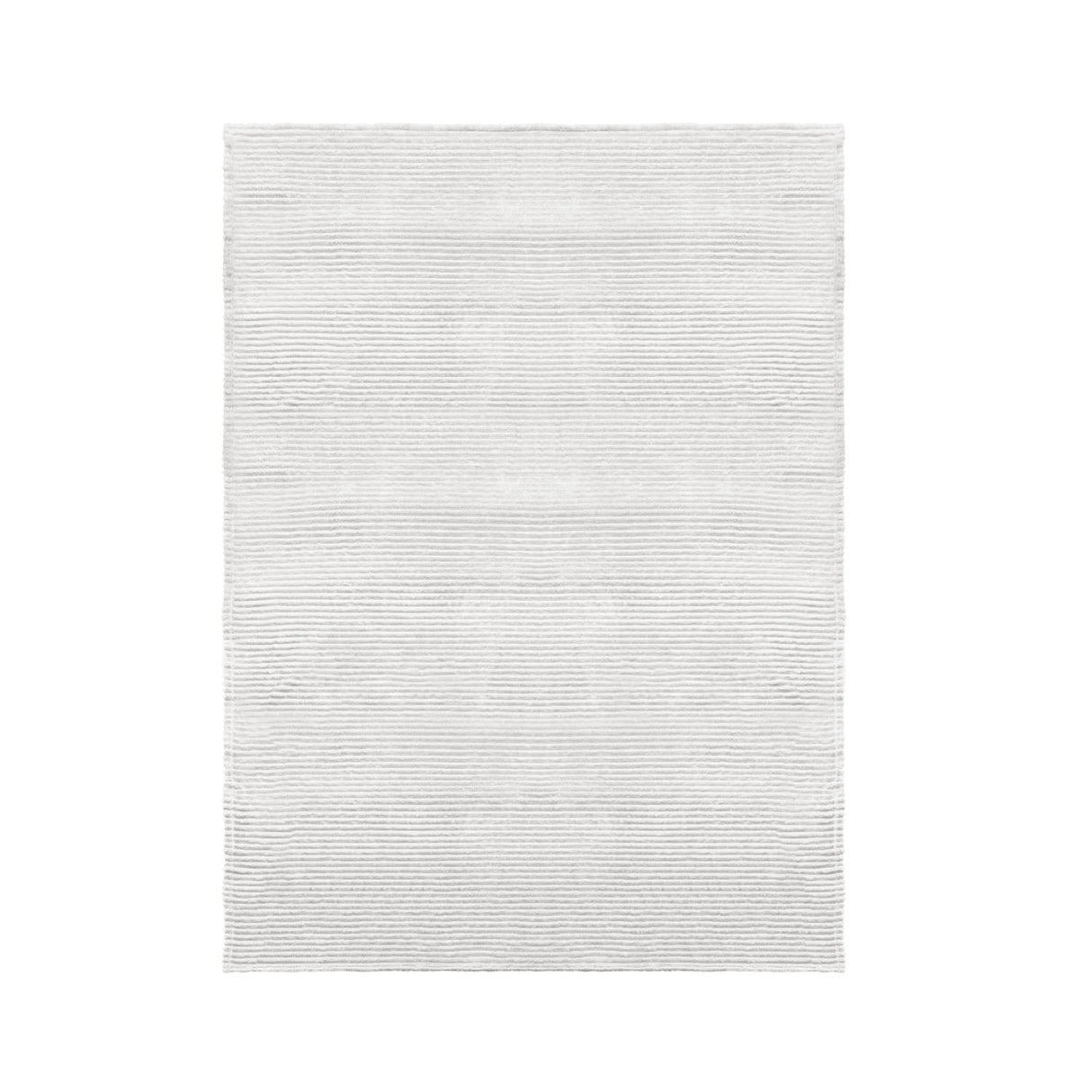 Fluted Flannel Polyester Double Blanket (Taupe)