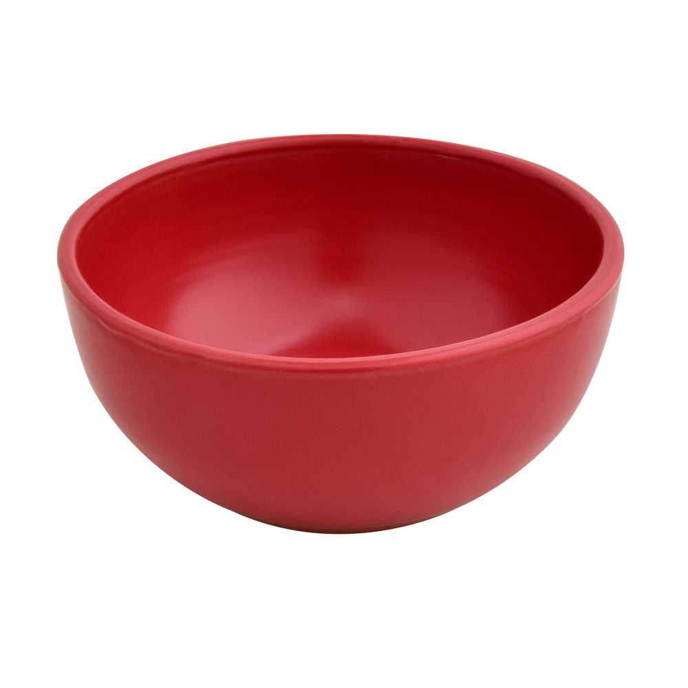 Stoneware Serving Dip Bowl- Red Matt