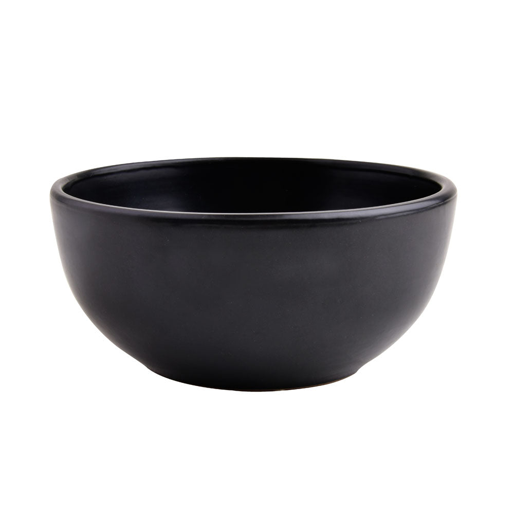 Stoneware Serving Dip Bowl- Black Matt