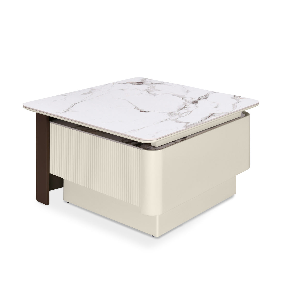 Glossa Center Table (White & Grey)