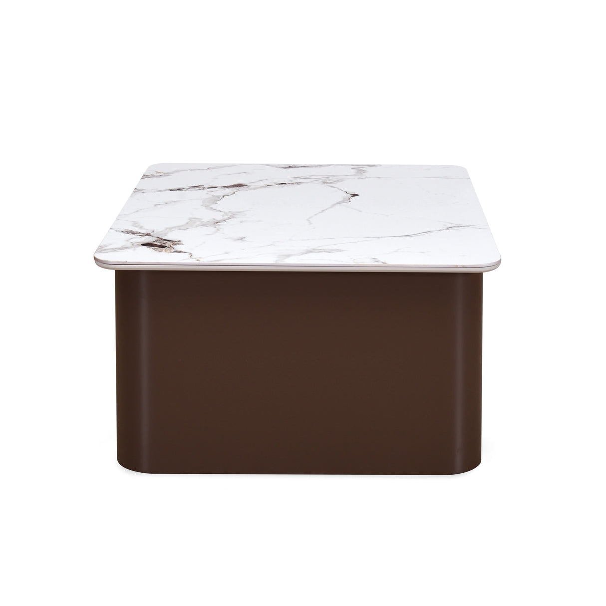 Glossa Center Table (White & Grey)