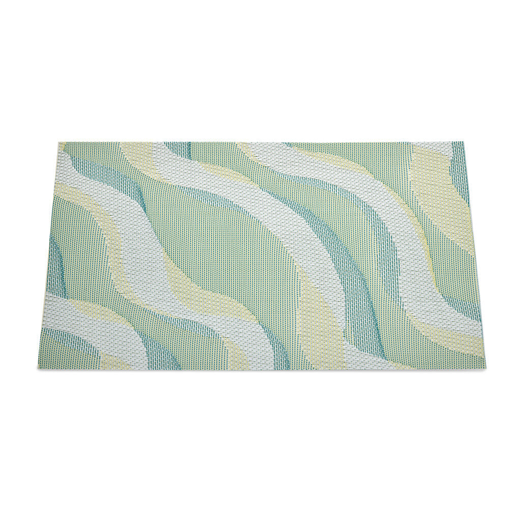 Abstract Design 45 x 30 cm PVC Table Placemat Set of 6 (Green)