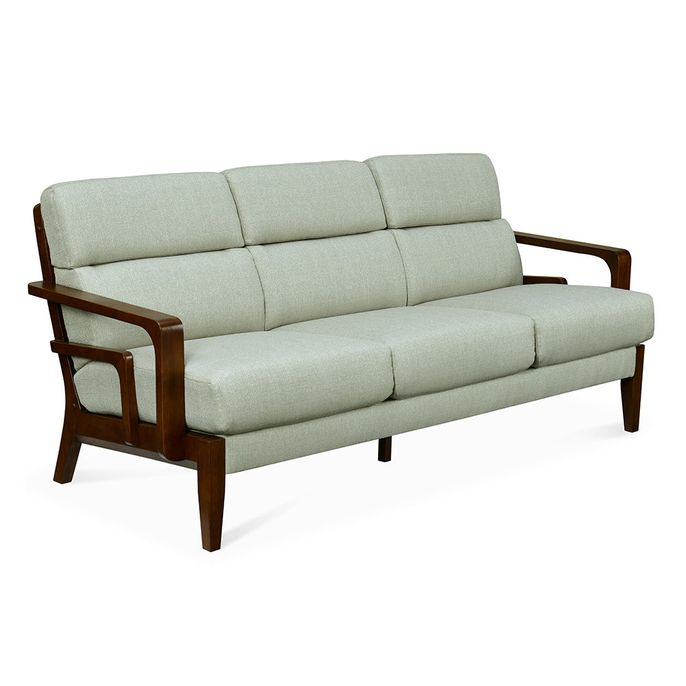 Sailor 3 Seater Fabric Sofa- Taupe Brown