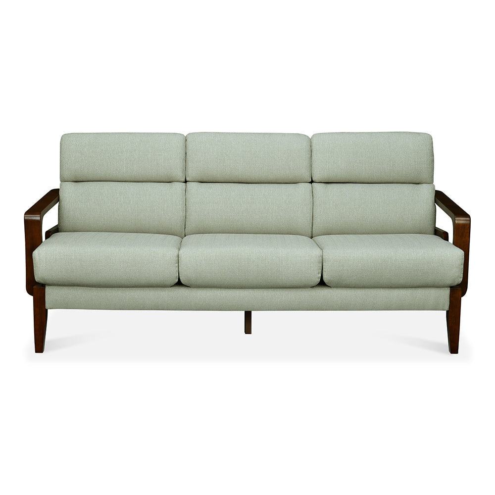 Sailor 3 Seater Fabric Sofa- Taupe Brown