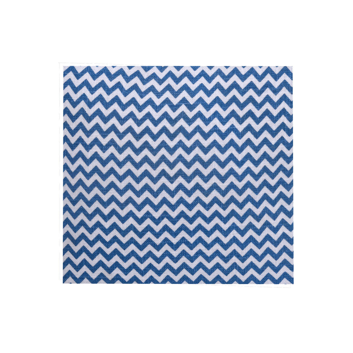Abstract Cotton 16" x 16" Filled Cushion (Blue)