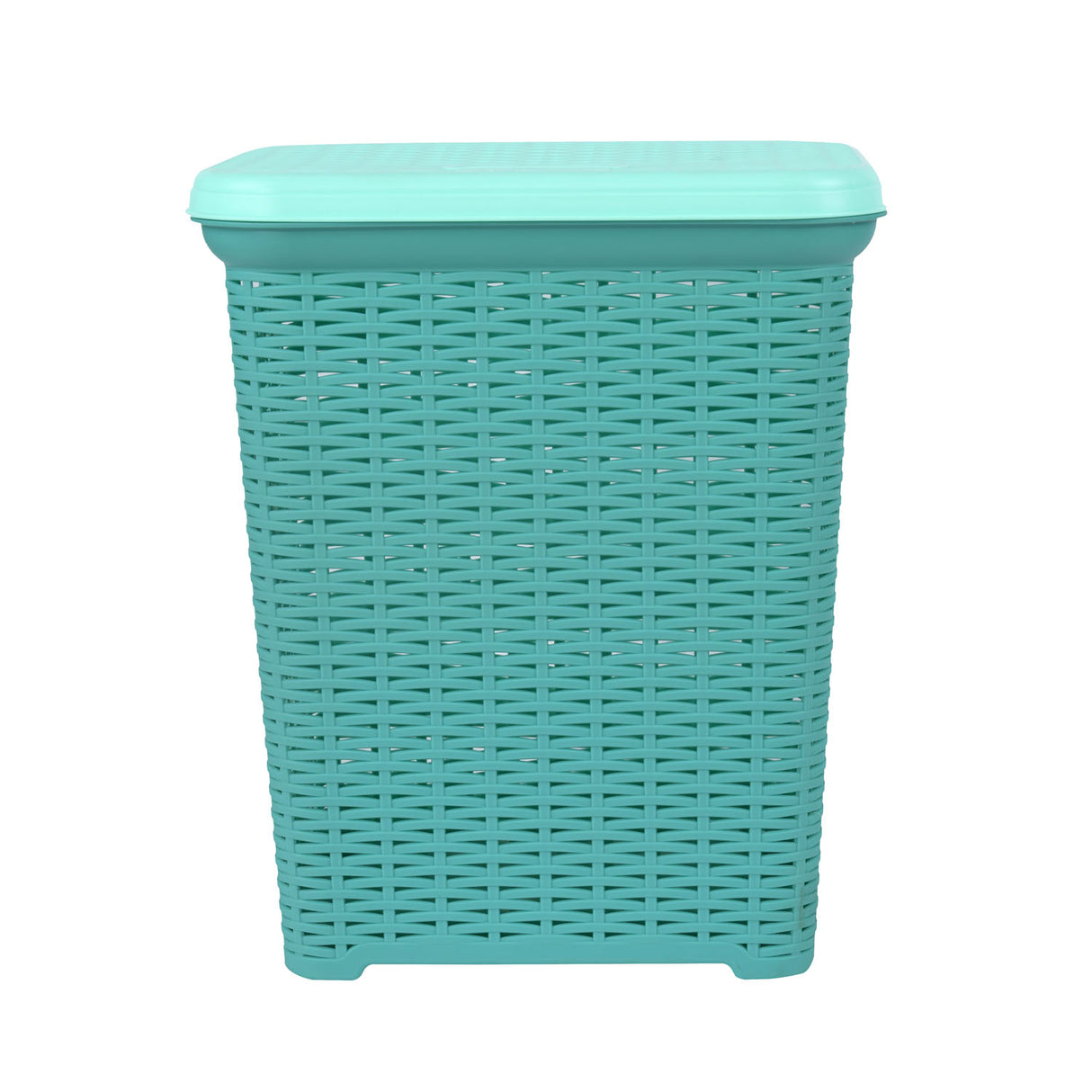 Laundry Basket 35L Plastic- Blue