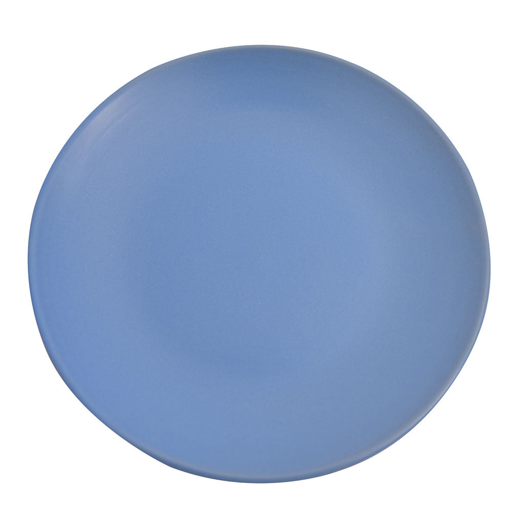 Stoneware Dinner Plate- Blue Matt