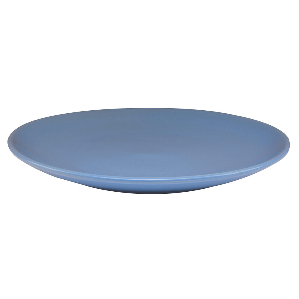 Stoneware Dinner Plate- Blue Matt
