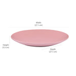 Stoneware Dinner Plate- Pink Matt
