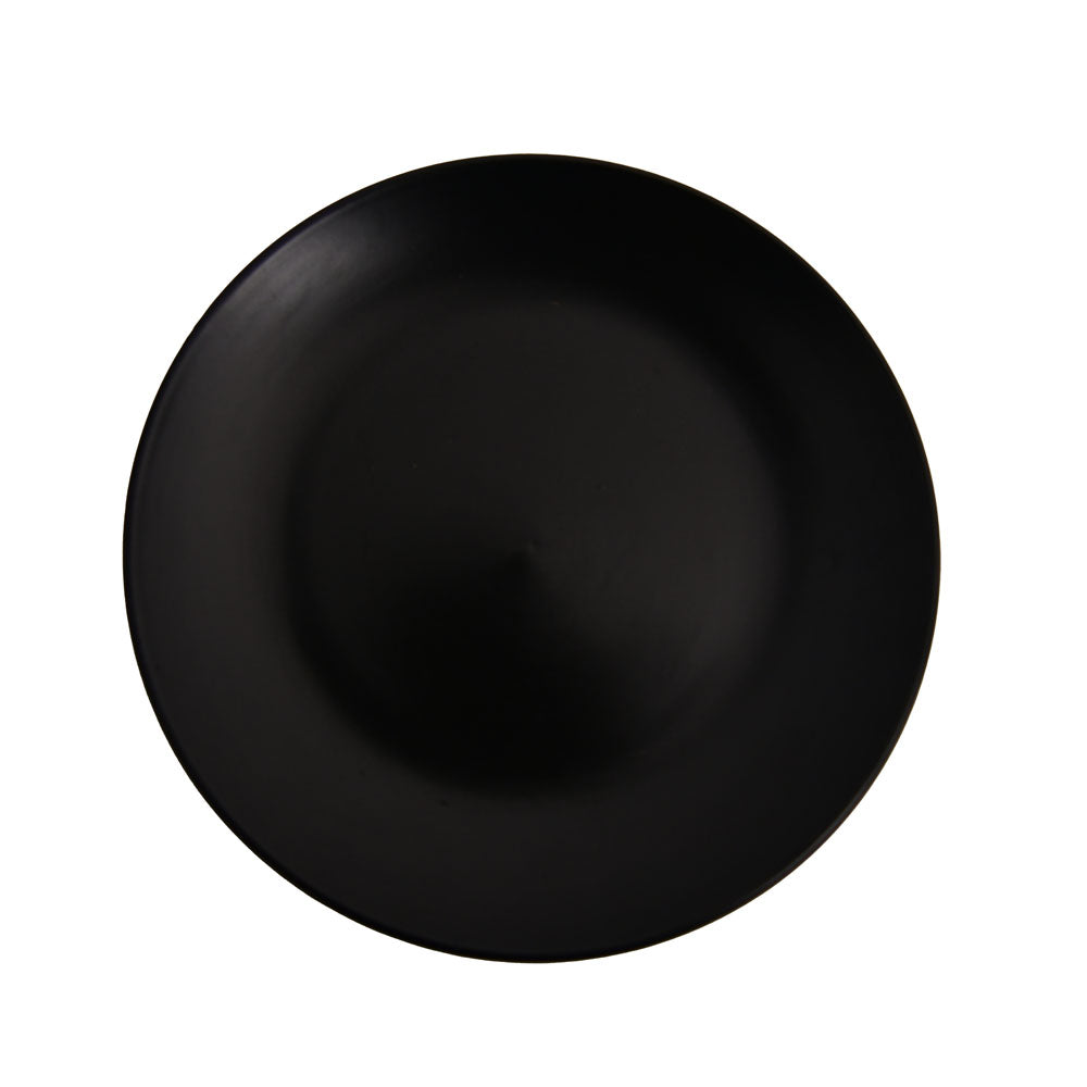 Stoneware Dinner Plate- Black Matt