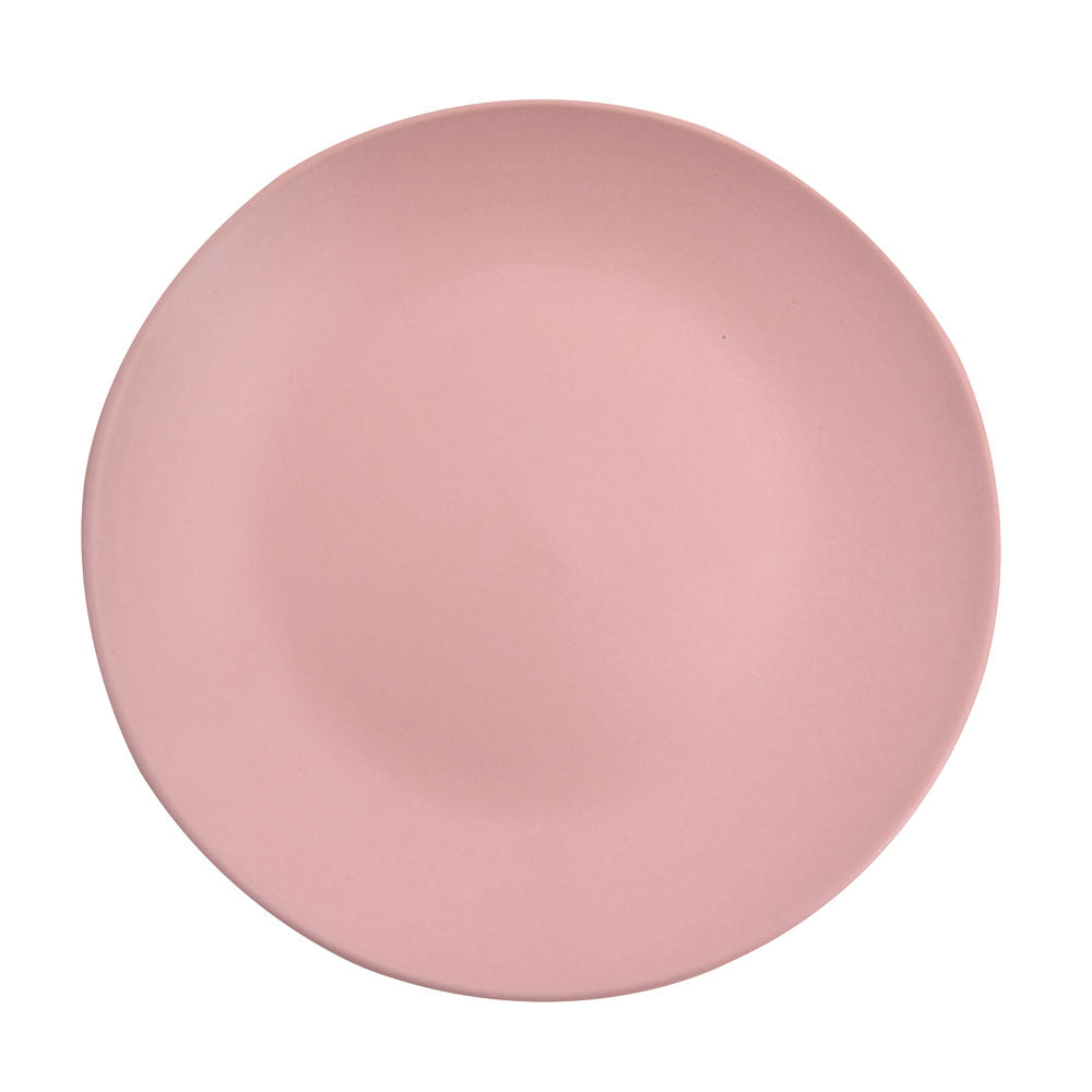 Stoneware Quarter Plate- Pink Matt