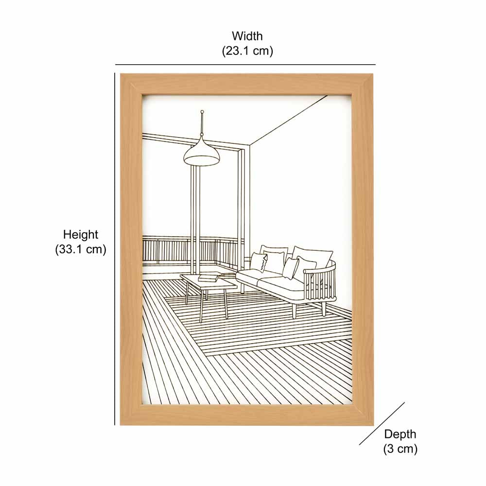 Still Life Diwan LED Painting With 3 Lighting Modes