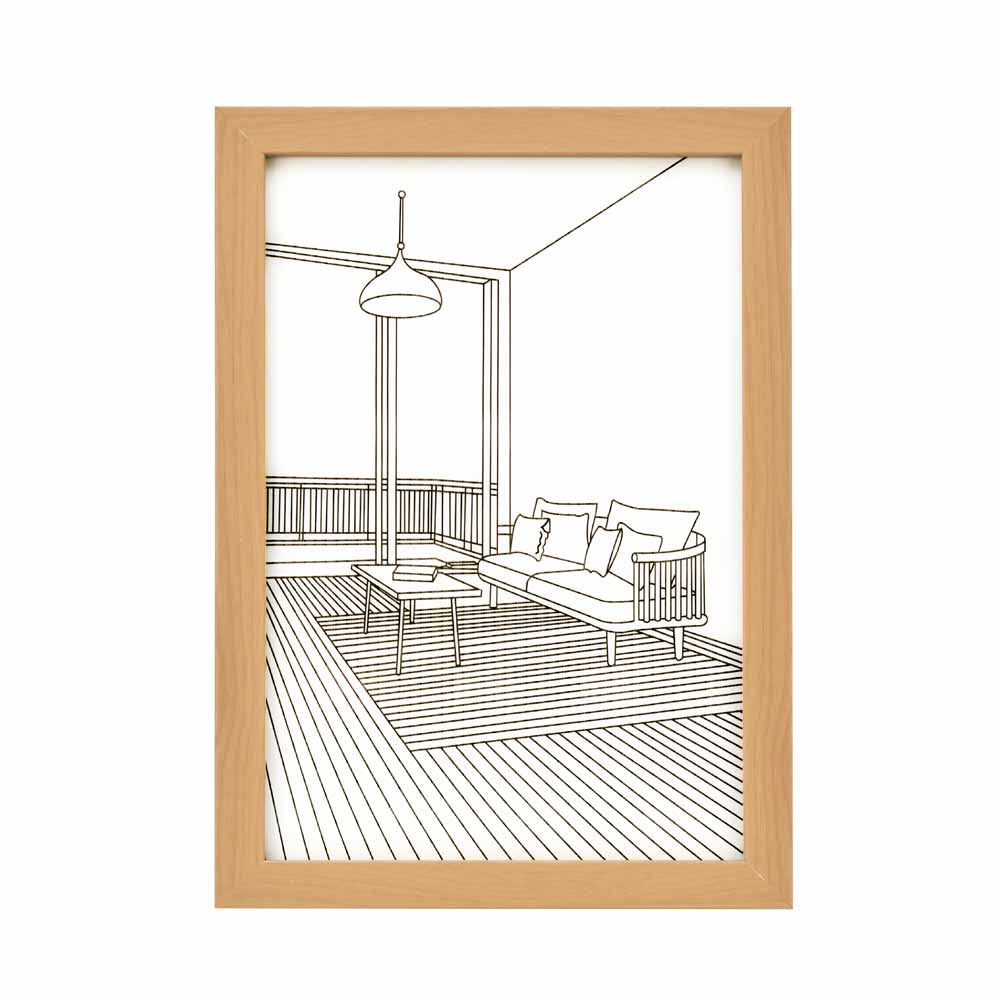 Still Life Diwan LED Painting With 3 Lighting Modes