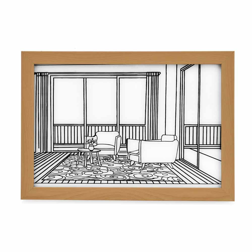 Still Life Arm Chair LED Painting With 3 Lighting Modes