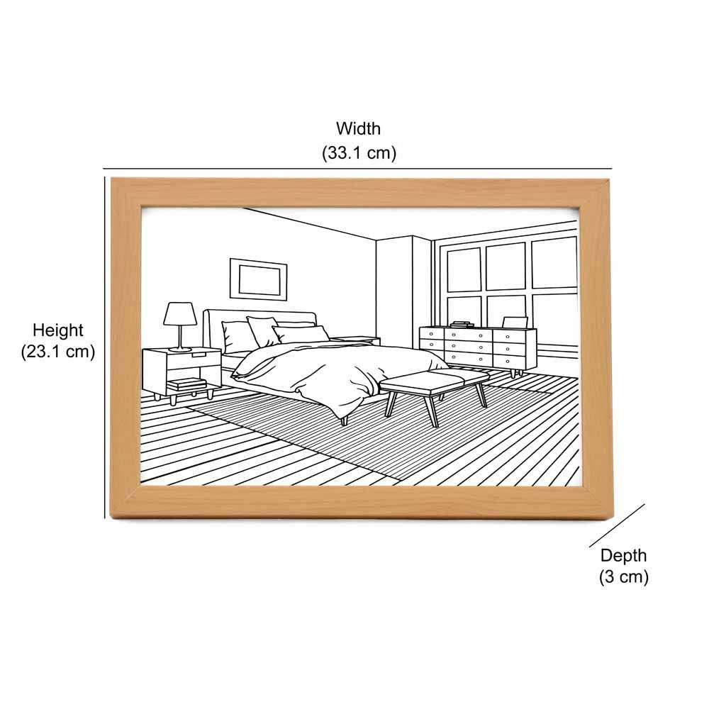 Still Life Bed LED Painting With 3 Lighting Modes