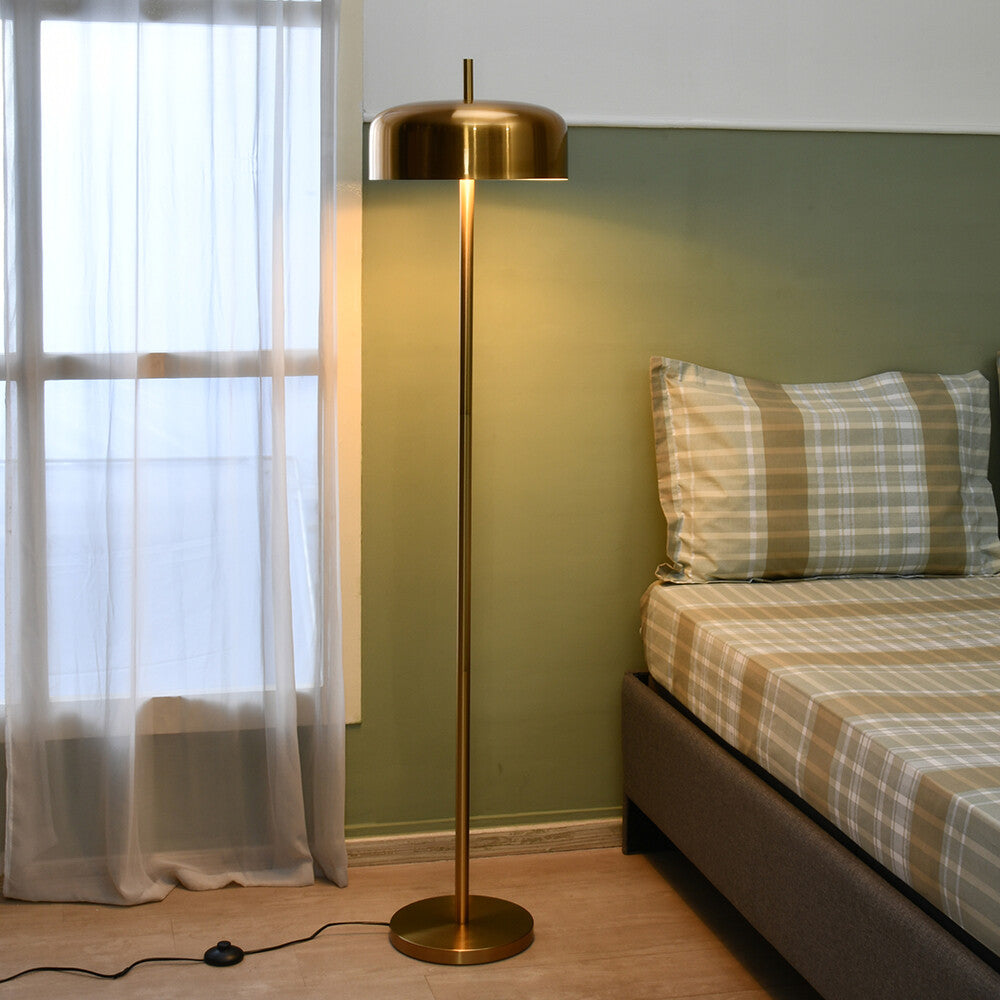 Nilkamal Metalia Decorative Floor Lamp 158 3 Cm Gold