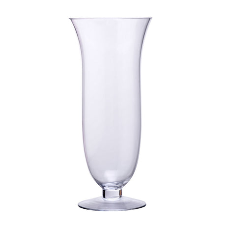 Decorative Hurricane Glass Vase Large- Transparent