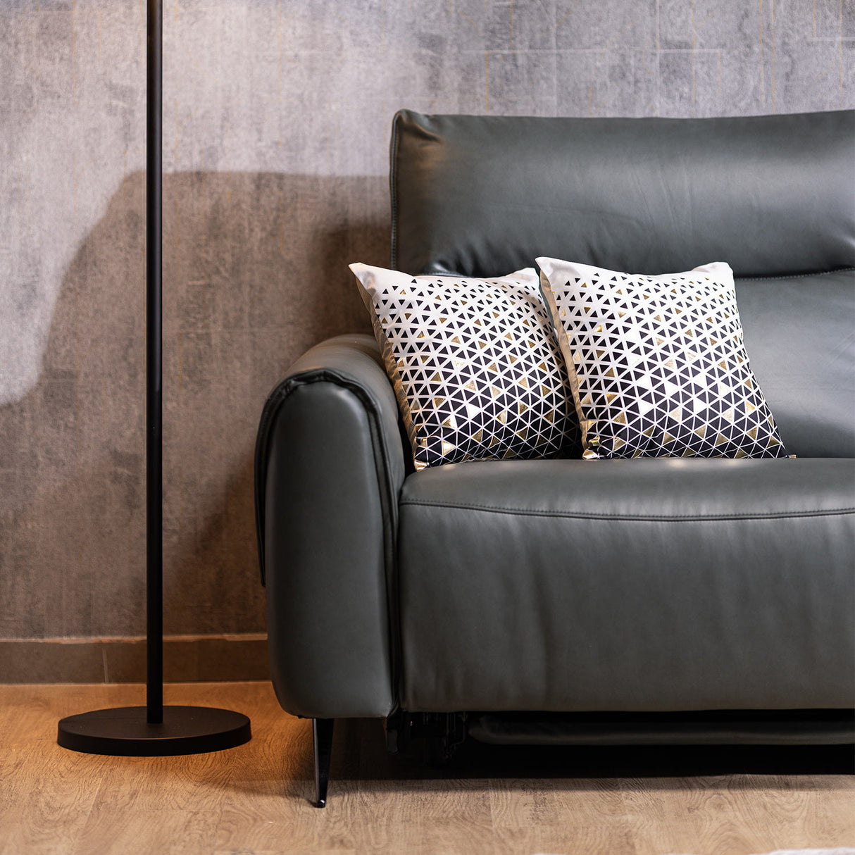 Beatrix 2 Seater Dual Motor Electric Recliner (Green)