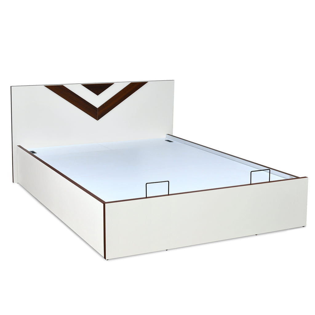 Orion Prime Bed with Semi Hydraulic Storage (White)