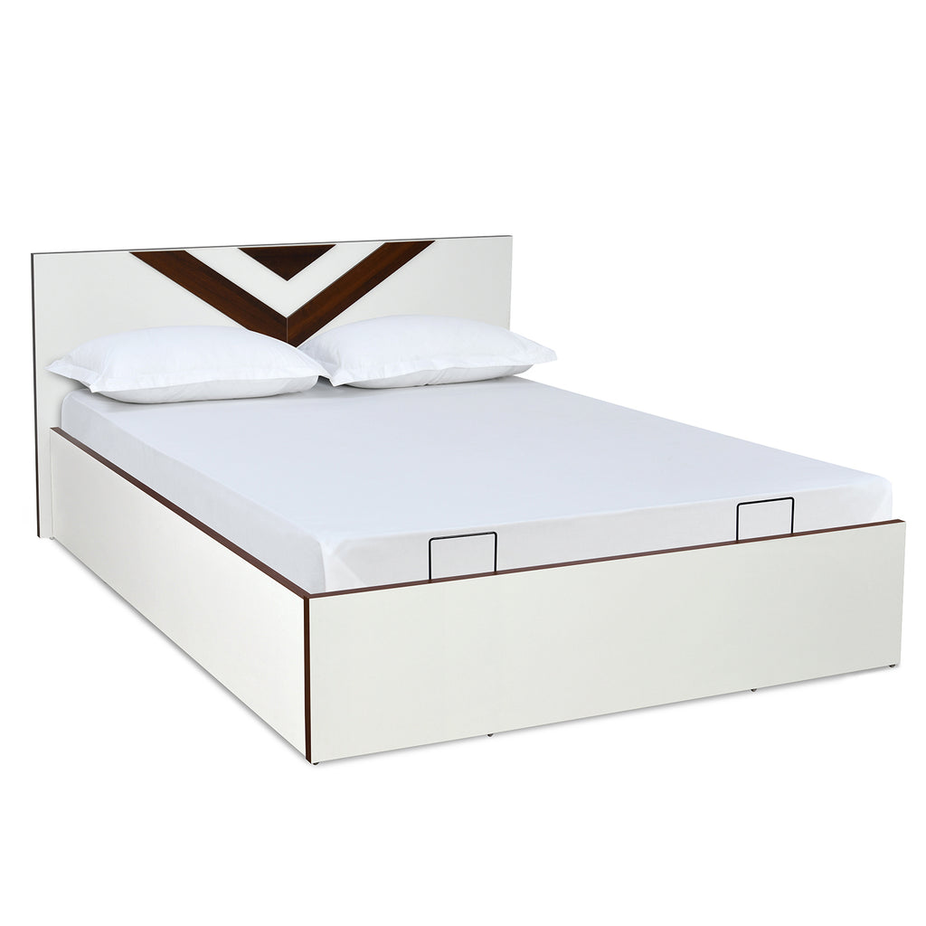 Orion Prime Bed with Semi Hydraulic Storage (White)