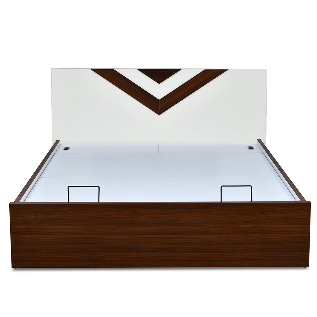 Orion Prime Bed with Semi Hydraulic Storage (Walnut)