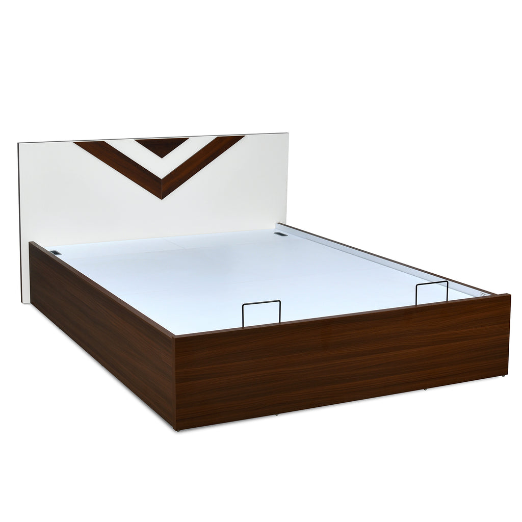 Orion Prime Bed with Semi Hydraulic Storage (Walnut)