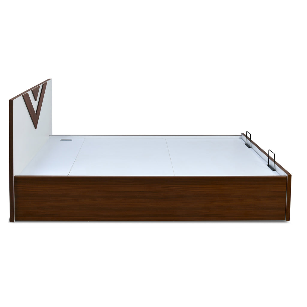 Orion Prime Bed with Semi Hydraulic Storage (Walnut)